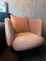 WOOOD stoel roze velours stof, Ophalen, Minder dan 75 cm, Zo goed als nieuw, 50 tot 75 cm