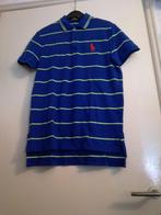 NIEUW Ralph Lauren POLO poloshirt Blauw geel streep S, Ralph Lauren Polo, Nieuw, Maat 46 (S) of kleiner, Verzenden