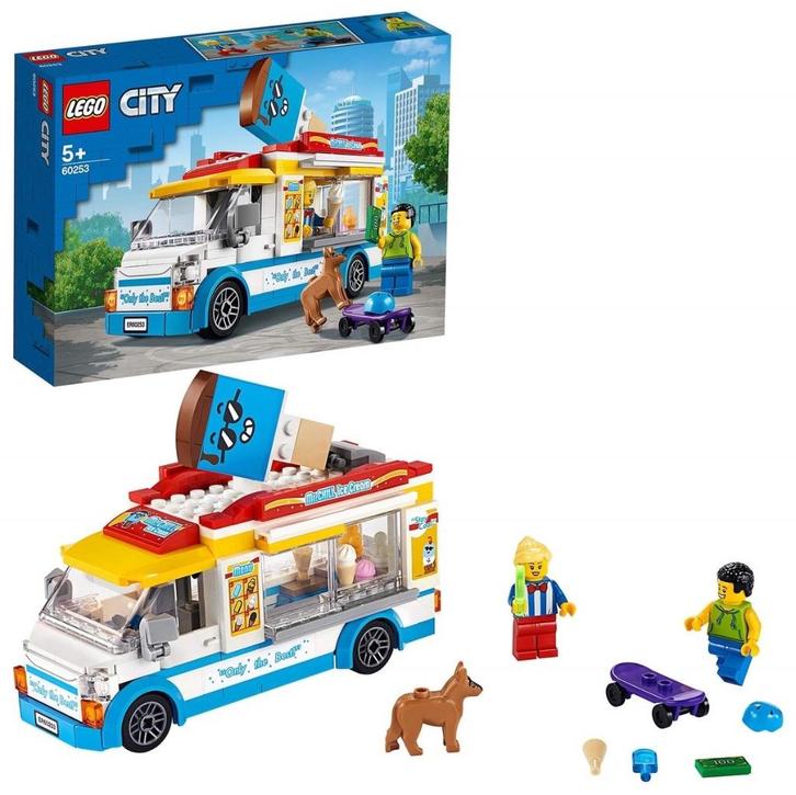 Lego 🍦IJswagen City 60253, Kinderen en Baby's, Speelgoed | Duplo en Lego, Zo goed als nieuw, Lego, Complete set, Ophalen of Verzenden