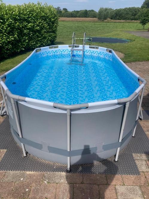 Zwembad Bestway Power steel, Tuin en Terras, Zwembaden, Zo goed als nieuw, Opzetzwembad, 80 tot 120 cm, 400 cm of meer, 200 tot 300 cm