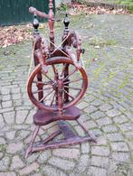 spinnewiel antiek 1907, Hobby en Vrije tijd, Ophalen, Gebruikt, Spinnewiel