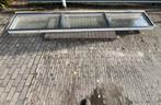 Hardhouten raam kozijn, Doe-het-zelf en Verbouw, Kozijnen en Schuifpuien, Ophalen, Zo goed als nieuw, Minder dan 75 cm, Inclusief glas