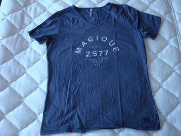 Maat L. Grijs ZOSO shirt met opdruk. beschikbaar voor biedingen