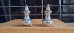 Peper en zout stel antiek zwaar verzilverd, Antiek en Kunst, Ophalen of Verzenden