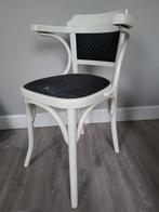 Witte Thonet Café/Buro Stoel, Huis en Inrichting, Stoelen, Hout, Gebruikt, Wit, Thonet