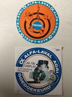 2 stickers Alfa Laval, Verzenden, Zo goed als nieuw