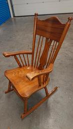 Te koop schommelstoel, Huis en Inrichting, Stoelen, Ophalen, Gebruikt, Bruin, Klassiek