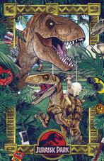 Jurassic park, Verzamelen, Ophalen of Verzenden, A1 t/m A3, Rechthoekig Staand, Film en Tv