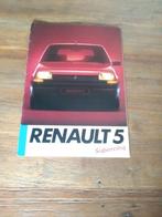 Renault 5 Supercinq o.a. Turbo 1985 32 pag., Zo goed als nieuw, Verzenden, Renault