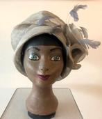 dames hoed grijs, Kleding | Dames, Hoeden en Petten, Ophalen of Verzenden, Zo goed als nieuw, One size fits all, Hoed