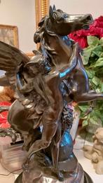 prachtig beeld legering  / E.Picault / Pegasus, Antiek en Kunst, Ophalen
