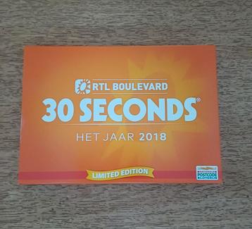 30 Seconds RTL Boulevard Editie 2018 beschikbaar voor biedingen