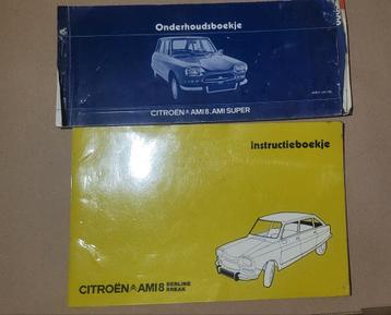 CITROEN AMI INSTRUCTIE - ONDERHOUDS BOEKJES 1975/7 beschikbaar voor biedingen