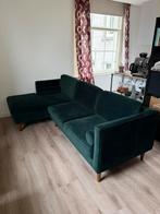 Groene velvet bank sofacompany, Ophalen, Gebruikt, Stof, Modern