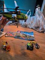 Lego City Vulkaan Helikopter Set, Ophalen of Verzenden, Gebruikt, Complete set, Lego