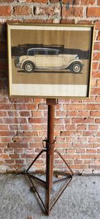 11 grote kaders met oude auto's op getekend/druk 1930, Ophalen, Gebruikt, Auto's