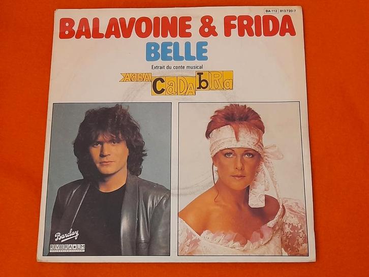 Daniel Balavoine & Frida (van Abba) - Belle (1983), Cd's en Dvd's, Vinyl Singles, Gebruikt, Single, Pop, 7 inch, Ophalen of Verzenden