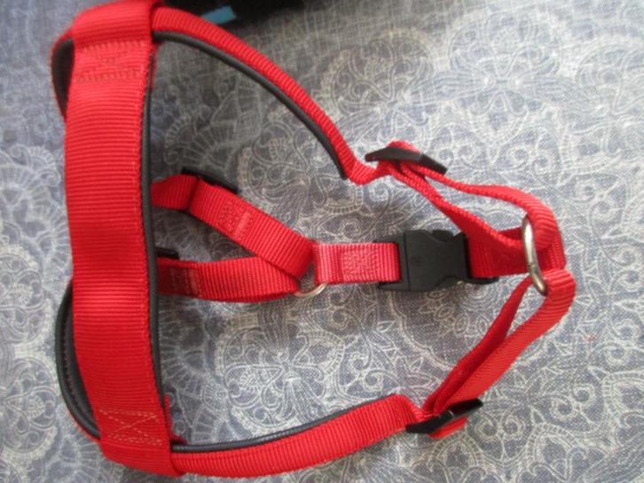 hondentuigjes  - rood ferplast daytona maat M, Dieren en Toebehoren, Hondenriemen, Gebruikt, Hondenriem-accessoire, Ophalen of Verzenden