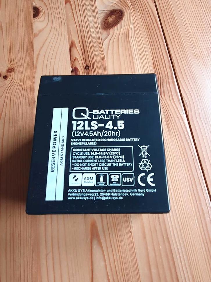 12V 4.5Ah Accu, Doe-het-zelf en Verbouw, Gereedschap | Machine-onderdelen en Toebehoren, Gebruikt, Ophalen of Verzenden