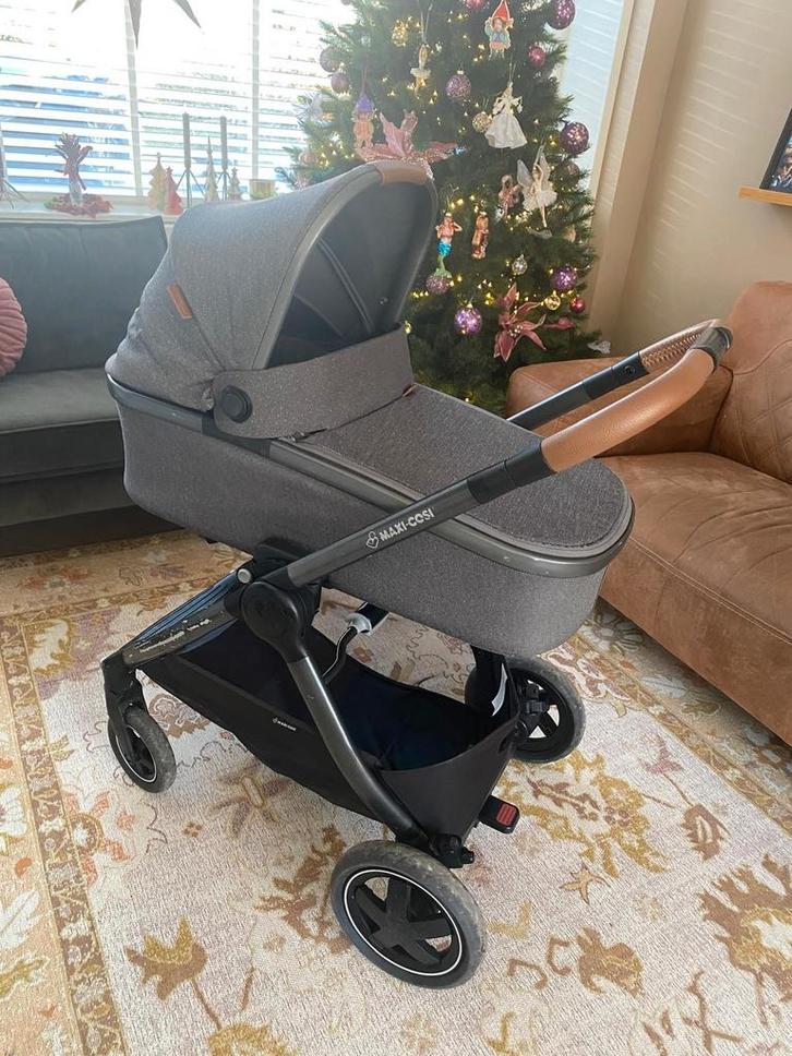 Maxi-Cosi Adora Sparkling Grey Kinderwagen (3 in 1), Kinderen en Baby's, Kinderwagens en Combinaties, Gebruikt, Kinderwagen, Maxi-Cosi
