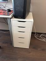 Ikea Alex Ladekast - Wit, Ophalen, 5 laden of meer, Zo goed als nieuw, Minder dan 100 cm