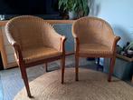 Rotan stoelen met armleuning - set van 2 - GRATIS, Huis en Inrichting, Stoelen, Ophalen