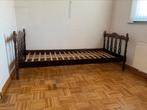 Een persoons houten bed, Ophalen, Gebruikt, Eenpersoons, 190 cm of minder