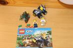 lego city politie quad 60006, Complete set, Ophalen of Verzenden, Lego, Zo goed als nieuw