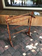 Oud brocante houten droogrek/handdoekenrek, Ophalen, Gebruikt, Overige typen, 50 tot 100 cm