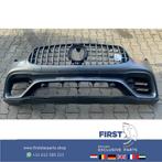 W253 C253 FACELIFT GLC63 AMG VOORBUMPER COMPLEET MAT GRIJS M, Gebruikt, -, Voor, Ophalen of Verzenden