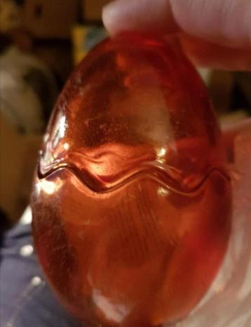 4 Waxine eieren , glas beschikbaar voor biedingen