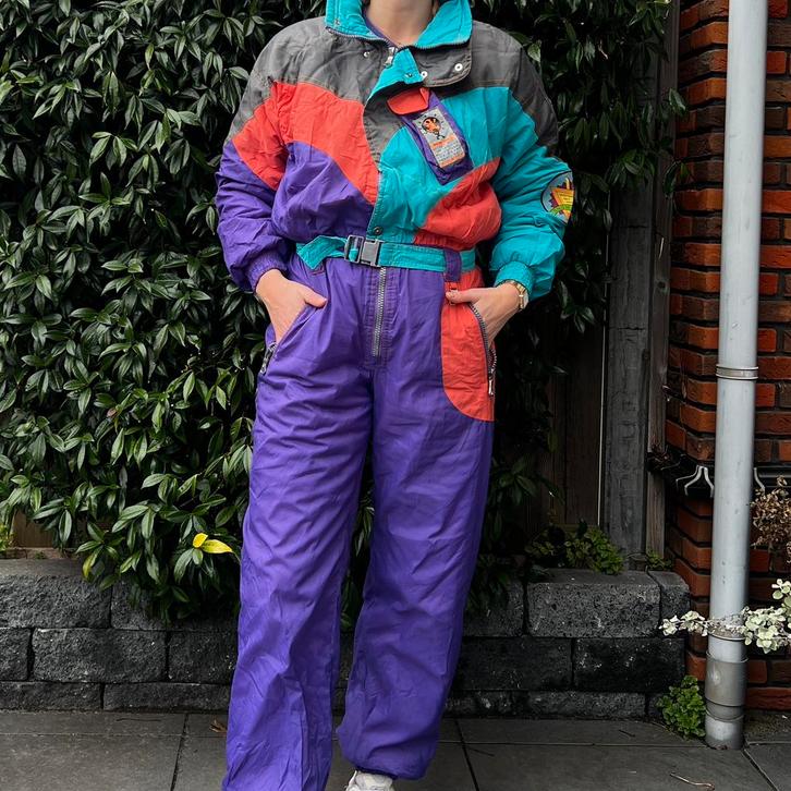Vintage Retro Skipak S/M, Kleding | Dames, Wintersportkleding, Pak, Maat 36 (S), Ophalen of Verzenden