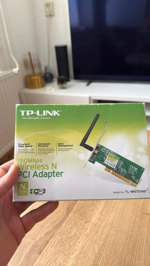 TP-Link TL-WN751ND draadloze netwerkkaart wifi, Computers en Software, Netwerkkaarten, Zo goed als nieuw, Ophalen of Verzenden
