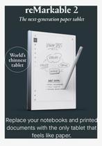reMarkable 2 met marker plus en uktraslanke antraciet hoes, Computers en Software, Tekentablets, Remarkable 2, Multi-touch, Ophalen of Verzenden