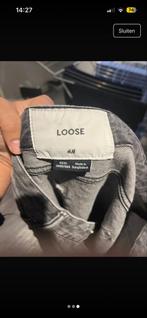 H&M Jeans Maat 42/32 Loose Fit Grijs, Ophalen of Verzenden, Zo goed als nieuw, Overige merken