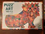 Djeco Puzz'Art Leeuw - Tricky Lion, Ophalen of Verzenden, Meer dan 50 stukjes, Zo goed als nieuw, 6 jaar of ouder