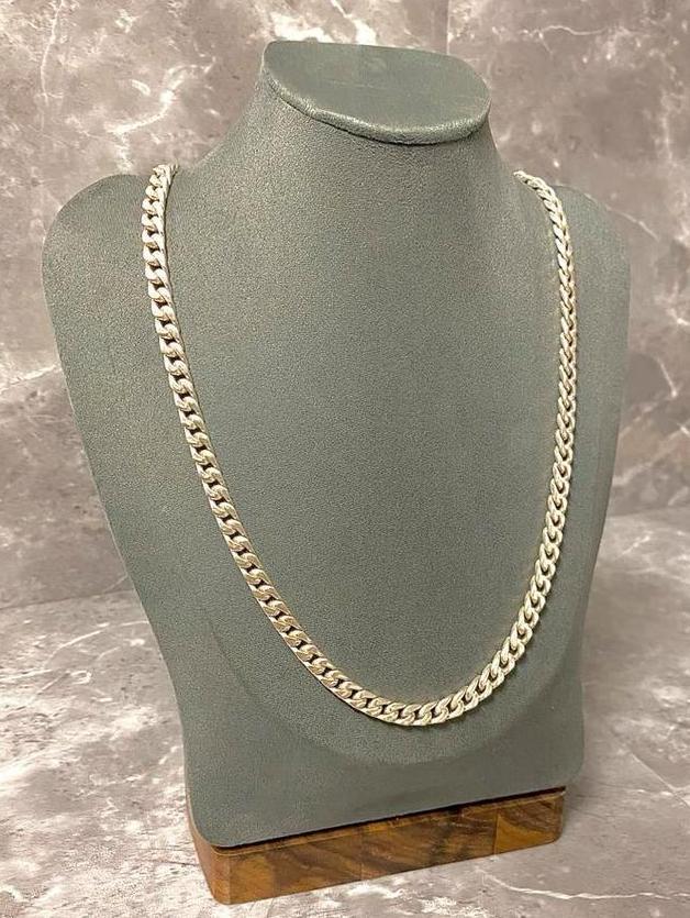 925 Zilveren Cuban Link Ketting | Massief, Sieraden, Tassen en Uiterlijk, Kettingen, Nieuw, Zilver, Zilver, Ophalen of Verzenden