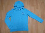 Leuke Calvin Klein (Bright Sky) hoodie, maat 164 NIEUWSTAAT, Calvin Klein Jeans, Meisje, Trui of Vest, Ophalen of Verzenden
