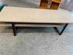 Salontafel lichtgrijs, Ophalen, Gebruikt, 100 tot 150 cm, 50 tot 100 cm
