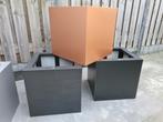 Stalen plantenbak bloembak 50x50x50cm diverse kleuren, Tuin en Terras, Balkon, Rond, Nieuw, Ophalen of Verzenden