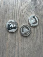 Panda Zilveren munt, Postzegels en Munten, Edelmetalen en Baren, Ophalen of Verzenden, Zilver