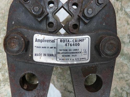 Ampliversal Rotacrimp buiskabelschoen kabelschoen perstang, Doe-het-zelf en Verbouw, Elektra en Kabels, Gebruikt, Overige typen