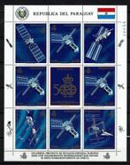 paraguay 1989 pf blok ruimtevaart space, Postzegels en Munten, Postzegels | Thematische zegels, Overige thema's, Ophalen of Verzenden