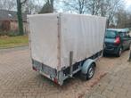 Aanhanger met huif en laadklep, Ophalen, Gebruikt