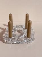Nybro Kristal Advent Ring - 4 Sterren/Bloemen, Huis en Inrichting, Woonaccessoires | Kandelaars en Kaarsen, Overige materialen