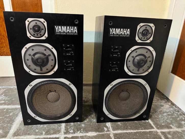 Yamaha NS-1000 Monitor luidsprekers speakers, Audio, Tv en Foto, Luidsprekers, Gebruikt, Front, Rear of Stereo speakers, 60 tot 120 watt