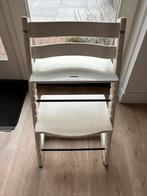 Stokke Tripp Trapp kinderstoel - Wit, Kinderen en Baby's, Kinderstoelen, Ophalen, Gebruikt, Meegroeistoel, Aanschuifbaar