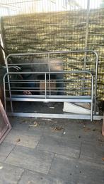 Ikea bedombouw met auping verstelbare bodems, Ophalen, Tweepersoons, 200 cm, Metaal