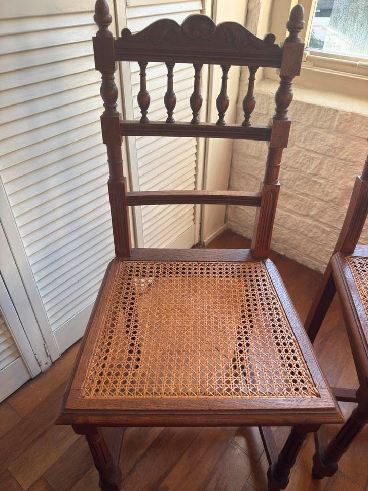 Eiken Mechelse Stoel, Huis en Inrichting, Stoelen, Gebruikt, Eén, Hout, Bruin, Ophalen