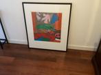 Corneille - Zeefdruk China Suite incl. lijst, Antiek en Kunst, Kunst | Litho's en Zeefdrukken, Ophalen of Verzenden